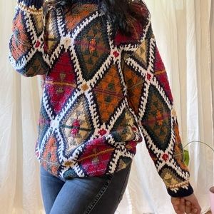 Vintage something new out west knit sweater